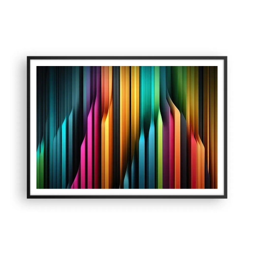 Plakat i sort ramme - Lysende orgel - 100x70 cm