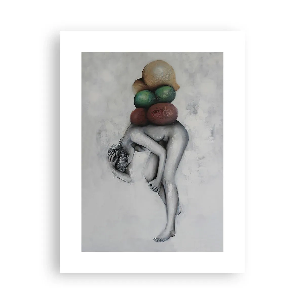 Plakat - Livets byrde - 30x40 cm