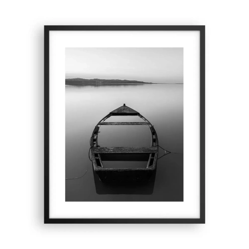 Plakat i sort ramme - Længsel og melankoli - 40x50 cm