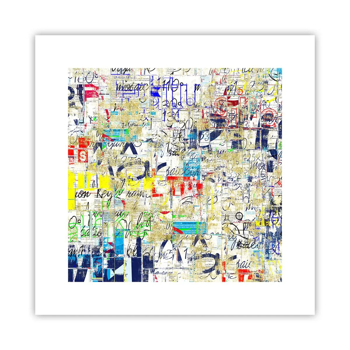 Plakat - Simpelthen en fryd for øjet - 30x30 cm