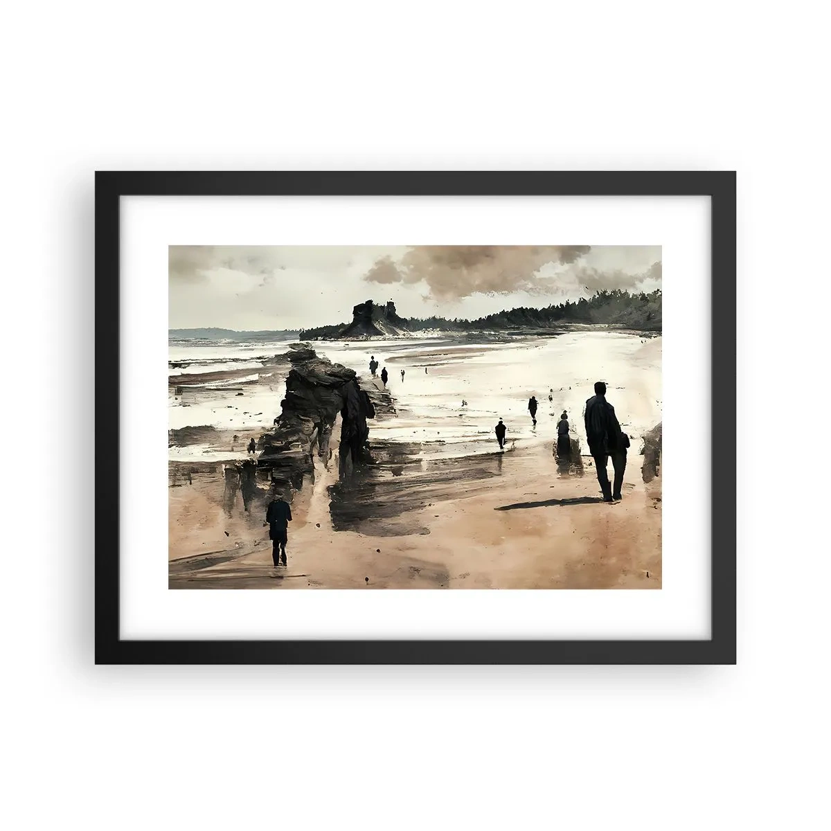 Plakat i sort ramme - Indkaldt - 40x30 cm