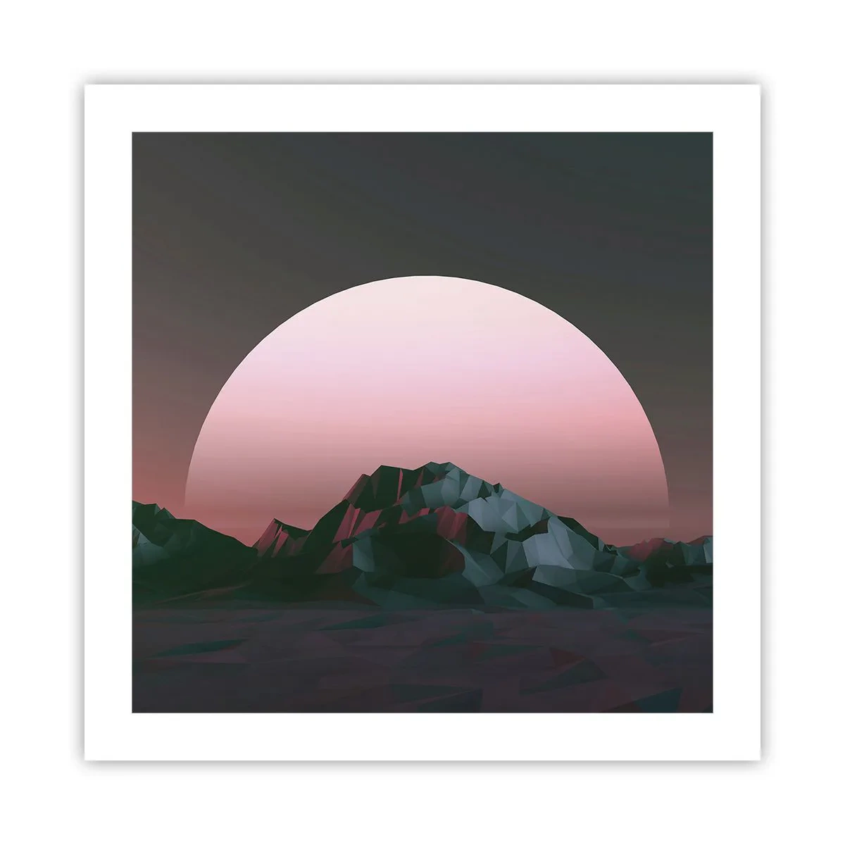 Plakat - I en nabogalakse - 50x50 cm