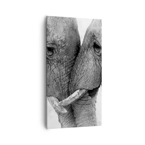 Lærredstryk - Billede på lærred - Hjertelig tilståelse - 55x100 cm