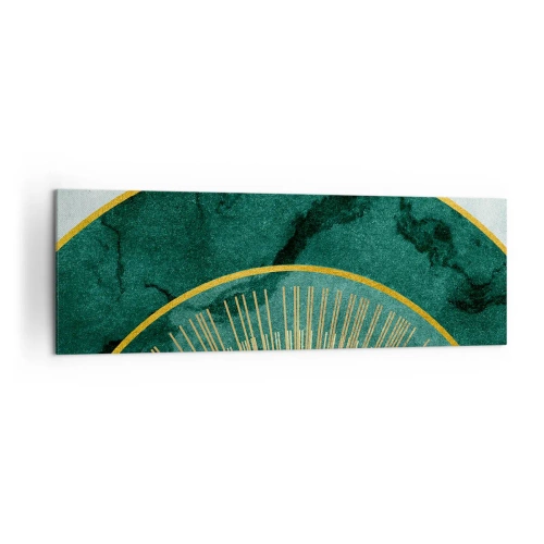 Lærredstryk - Billede på lærred - Et anderledes solsystem - 160x50 cm