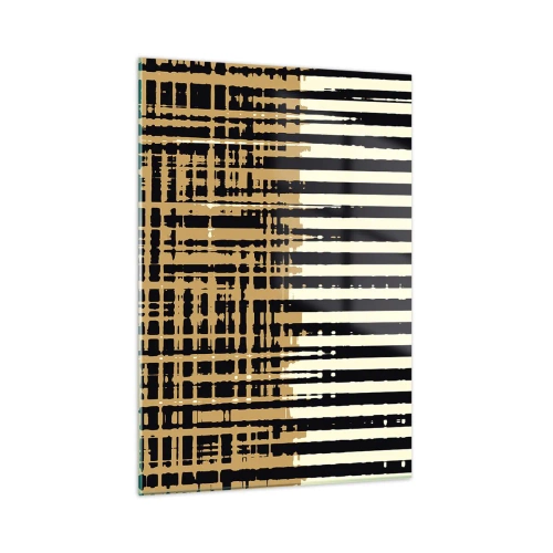 Billede på glas - Arkitektonisk abstraktion - 50x70 cm