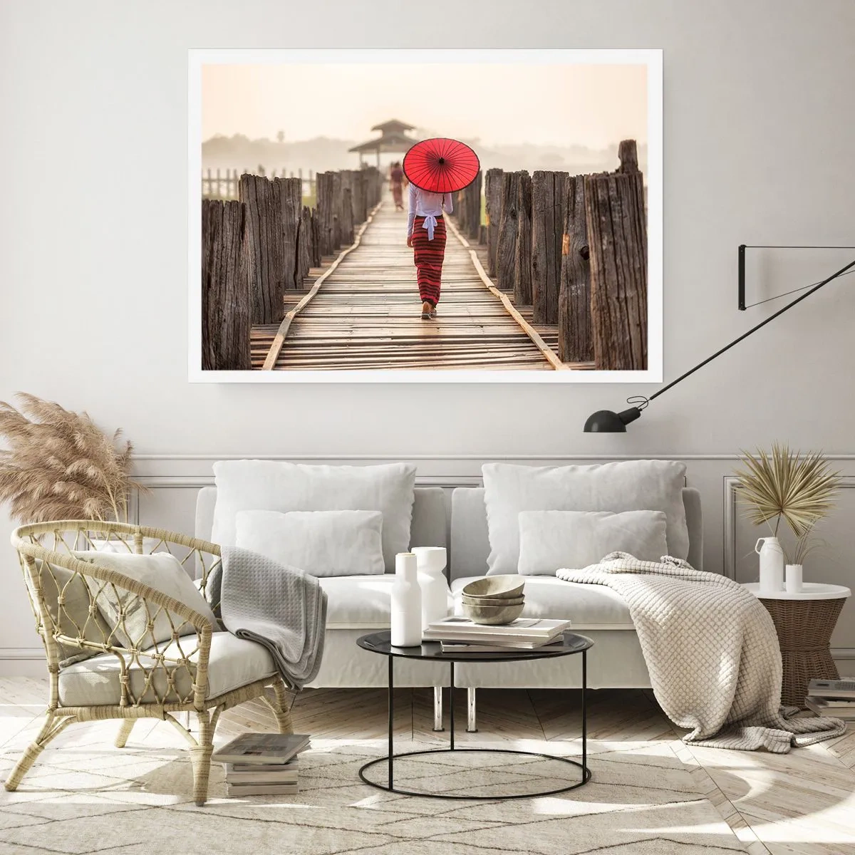 Plakat - På den gamle bro - 100x70 cm