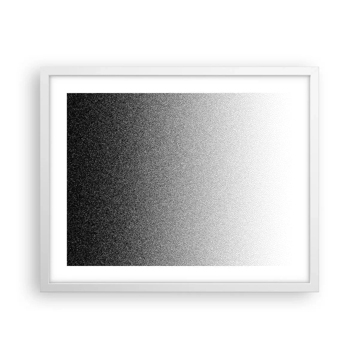 Plakat i hvid ramme - På vej mod lyset - 50x40 cm