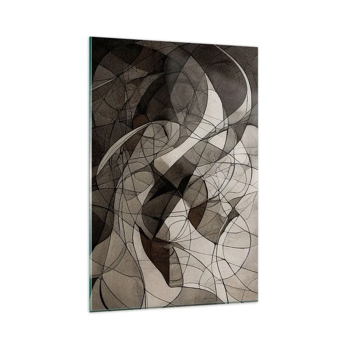 Billede på glas - Cirkulation af jordens farver - 80x120 cm