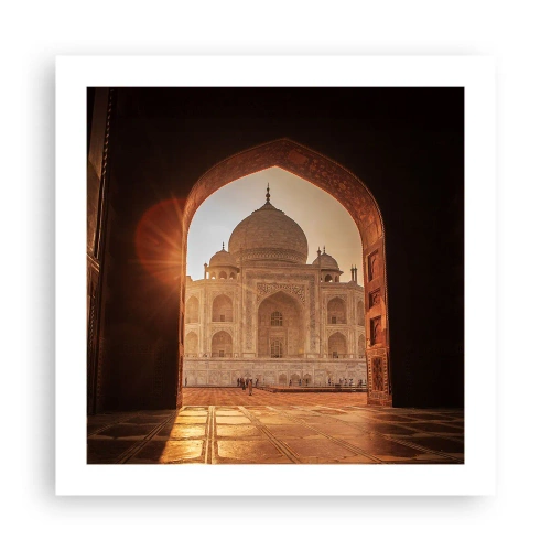 Plakat - Et monument over overjordisk kærlighed - 50x50 cm