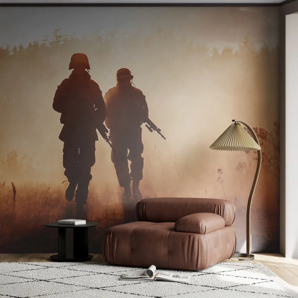 Fototapet Selvklæbende Deluxe Sticker - Call of Duty - Soldat, Riffel, Militær - 200x140 cm