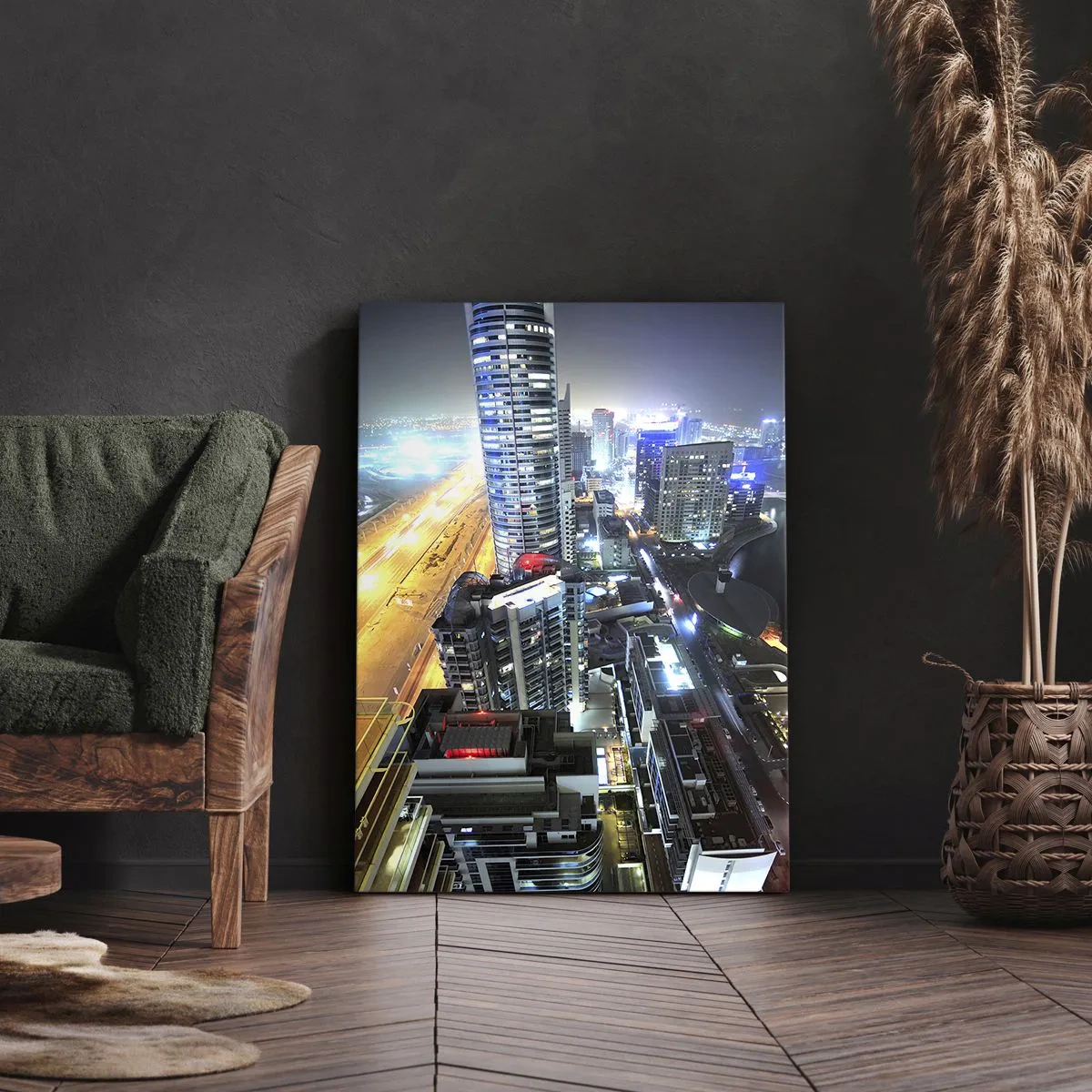 Lærredstryk - Billede på lærred - Et mirakel i ørkenen - 45x80 cm