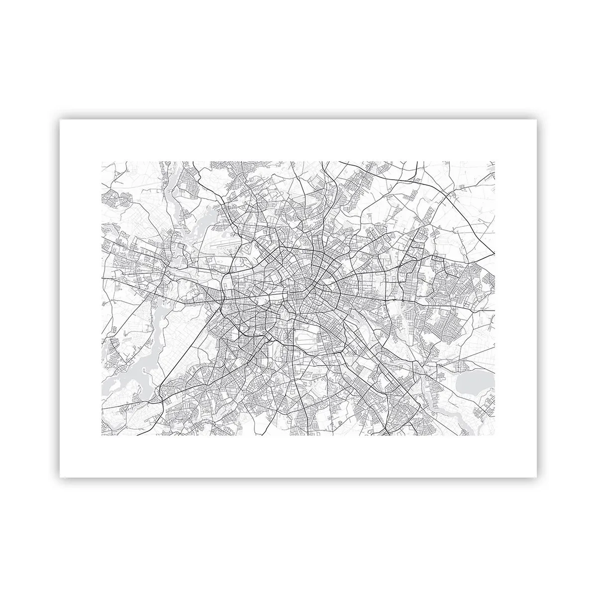 Plakat - Berlins blomst - 40x30 cm