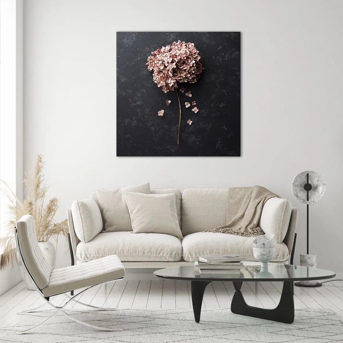 Billede på glas - Et virkelig romantisk tegn - 40x40 cm