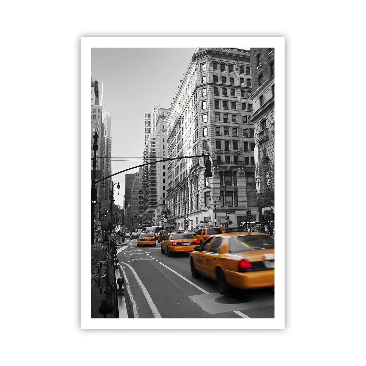 Plakat - Storbyens sol - 70x100 cm