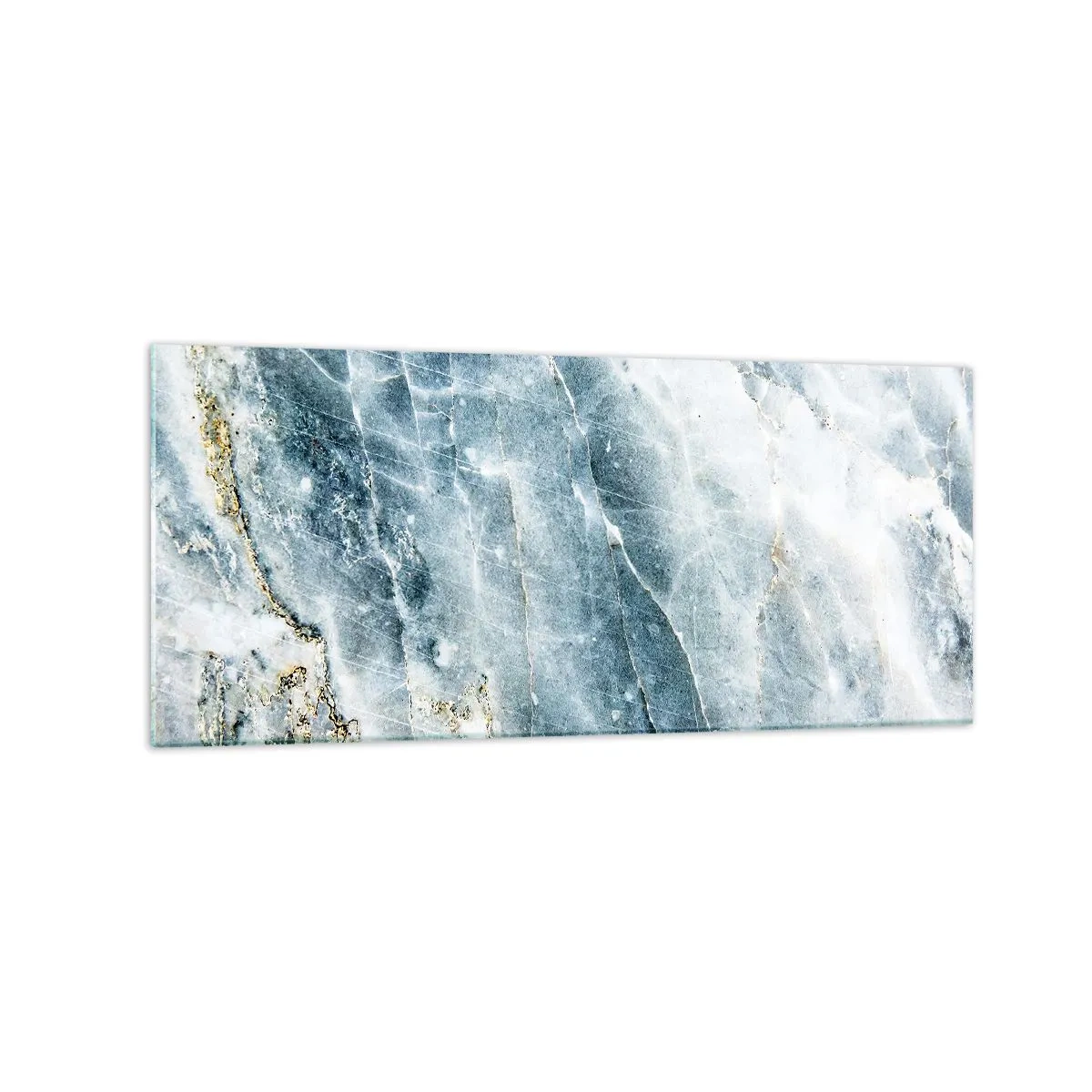 Billede på glas - Isverden - 120x50 cm