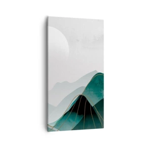 Lærredstryk - Billede på lærred - I fuld majestæt - 55x100 cm