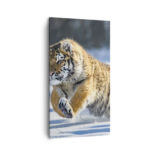 Lærredstryk - Billede på lærred - Den sibiriske taigas gud - 45x80 cm