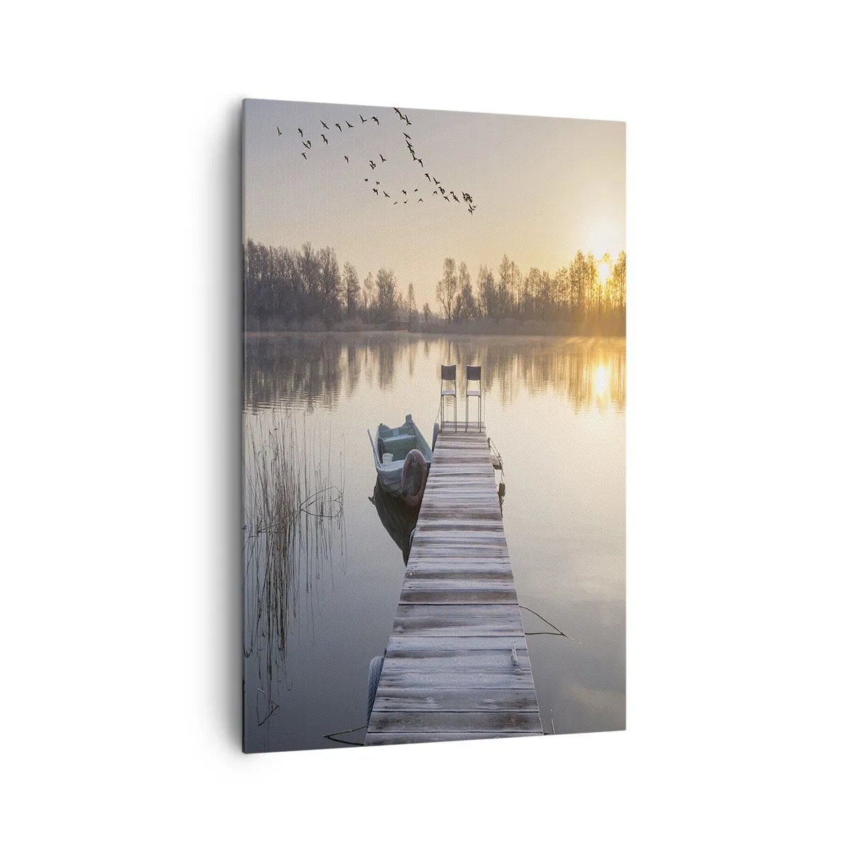 Lærredstryk - Billede på lærred - Jeg kommer tilbage om et stykke tid - 80x120 cm