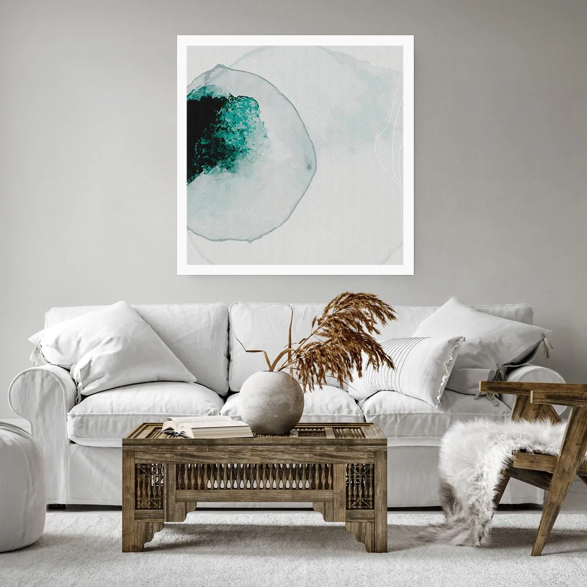 Plakat - I en dråbe vand - 60x60 cm