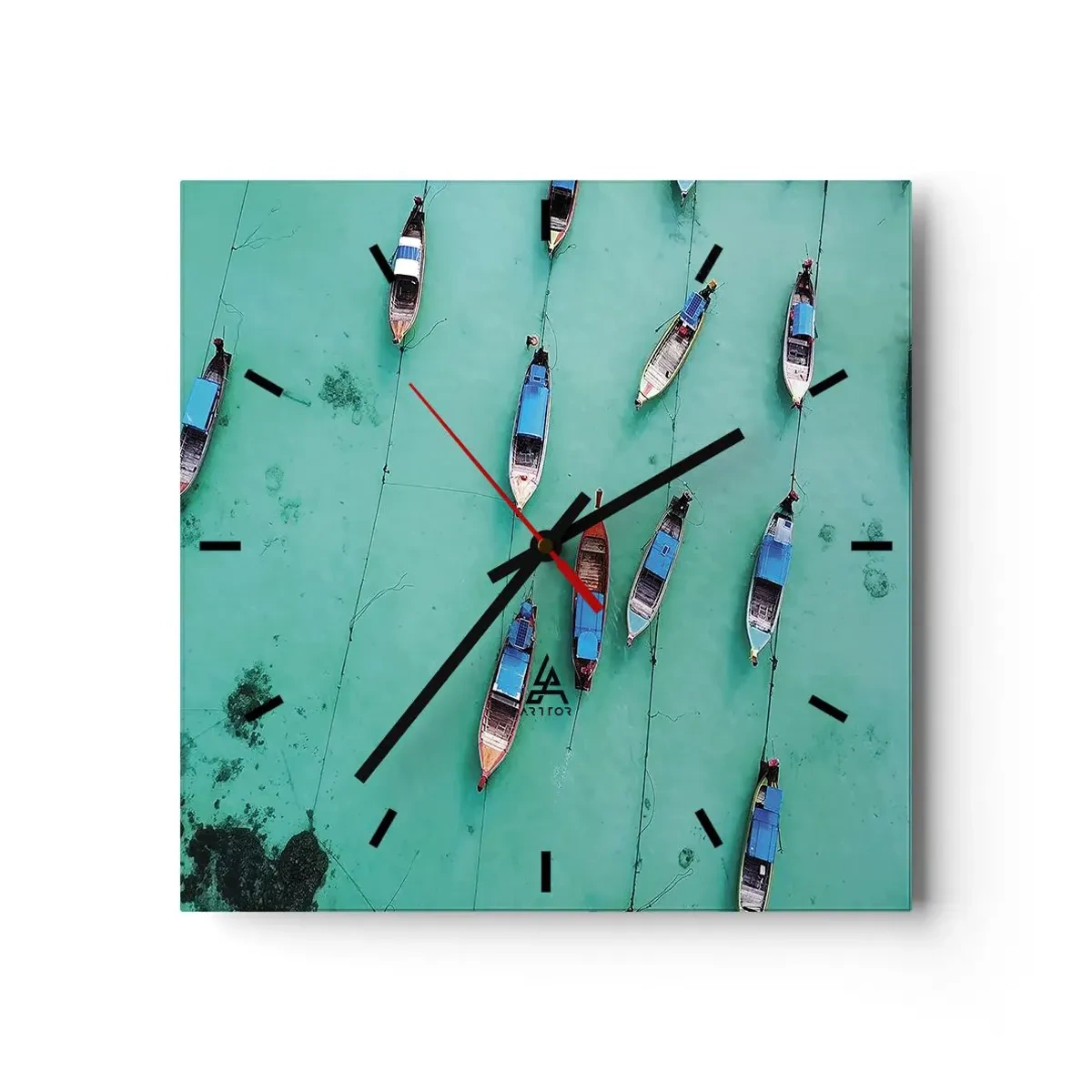 Vægur, Uret - I glædelig forventning - 40x40 cm