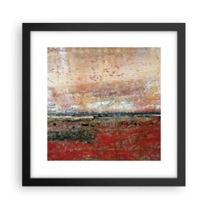 Plakat i sort ramme - Måske er det havet - 30x30 cm