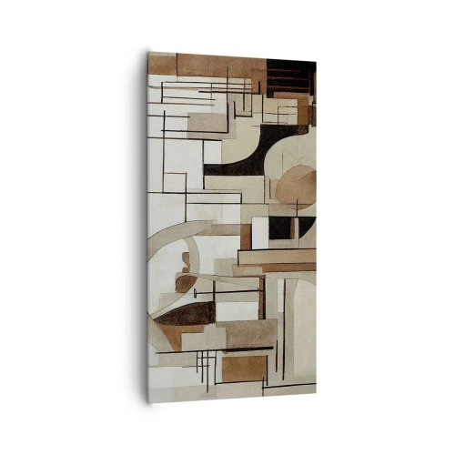 Lærredstryk - Billede på lærred - Bybillede 2.0 - 65x120 cm