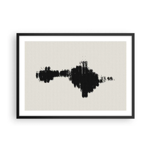 Plakat i sort ramme - Fantasiens vibrationer - 70x50 cm