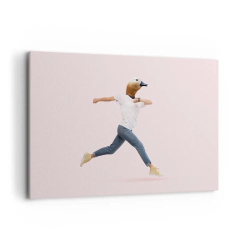 Lærredstryk - Billede på lærred - En knivspids absurditet - 120x80 cm