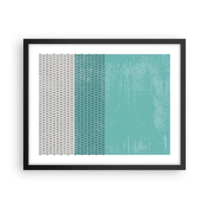 Plakat i sort ramme - Balanceret sammensætning - 50x40 cm