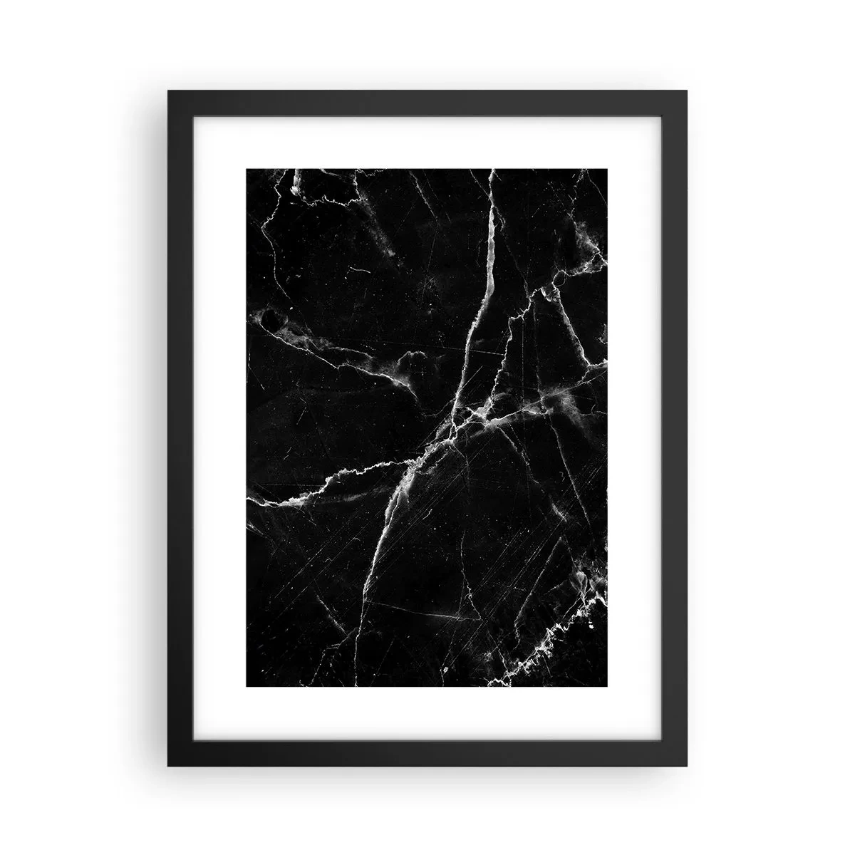 Plakat i sort ramme - Stenens hemmelige liv - 30x40 cm