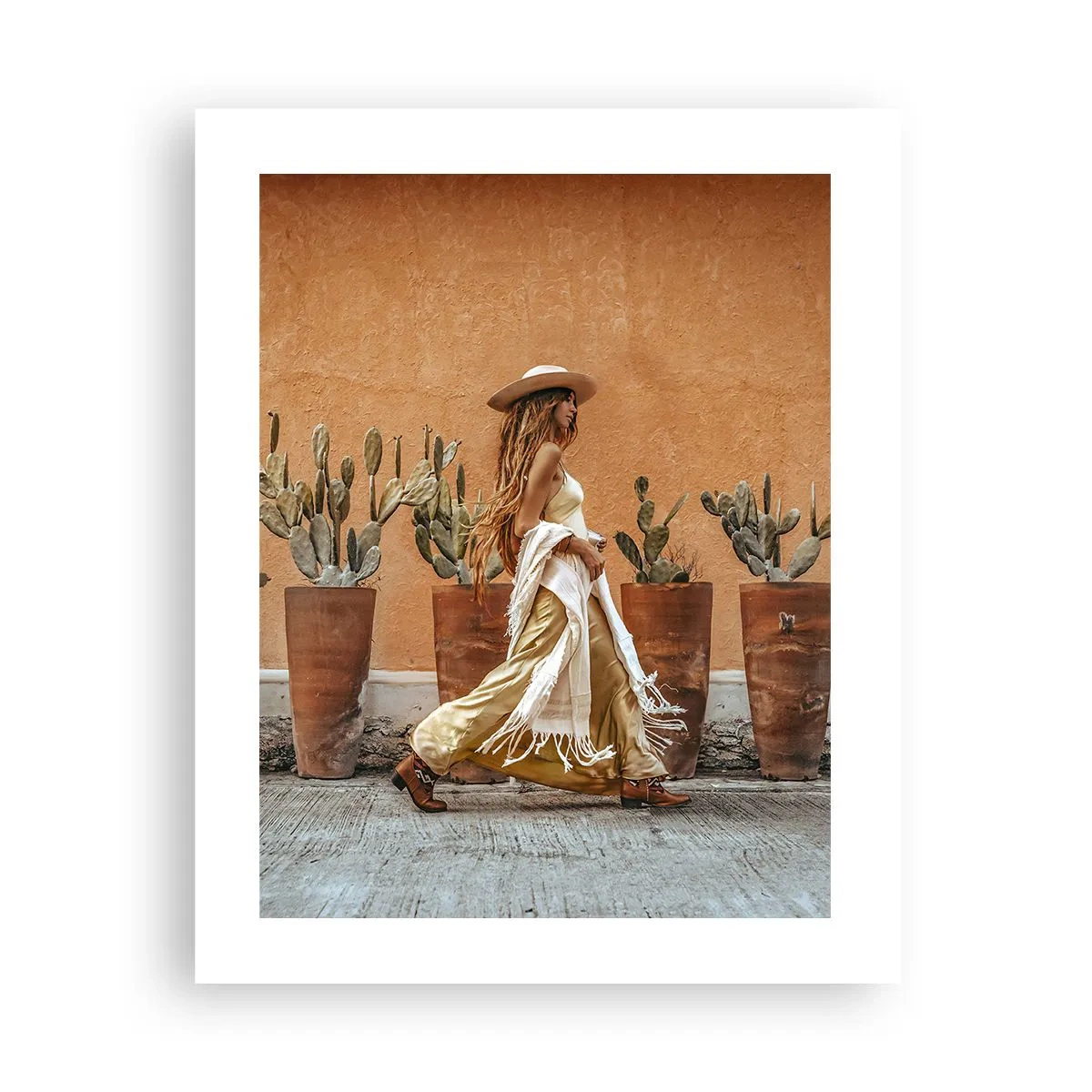 Plakat - I en hippieagtig stil - 40x50 cm