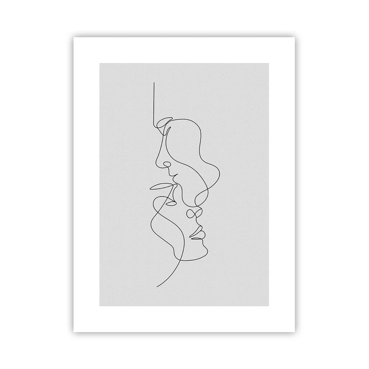 Plakat - Gløderne af glubende begær - 30x40 cm