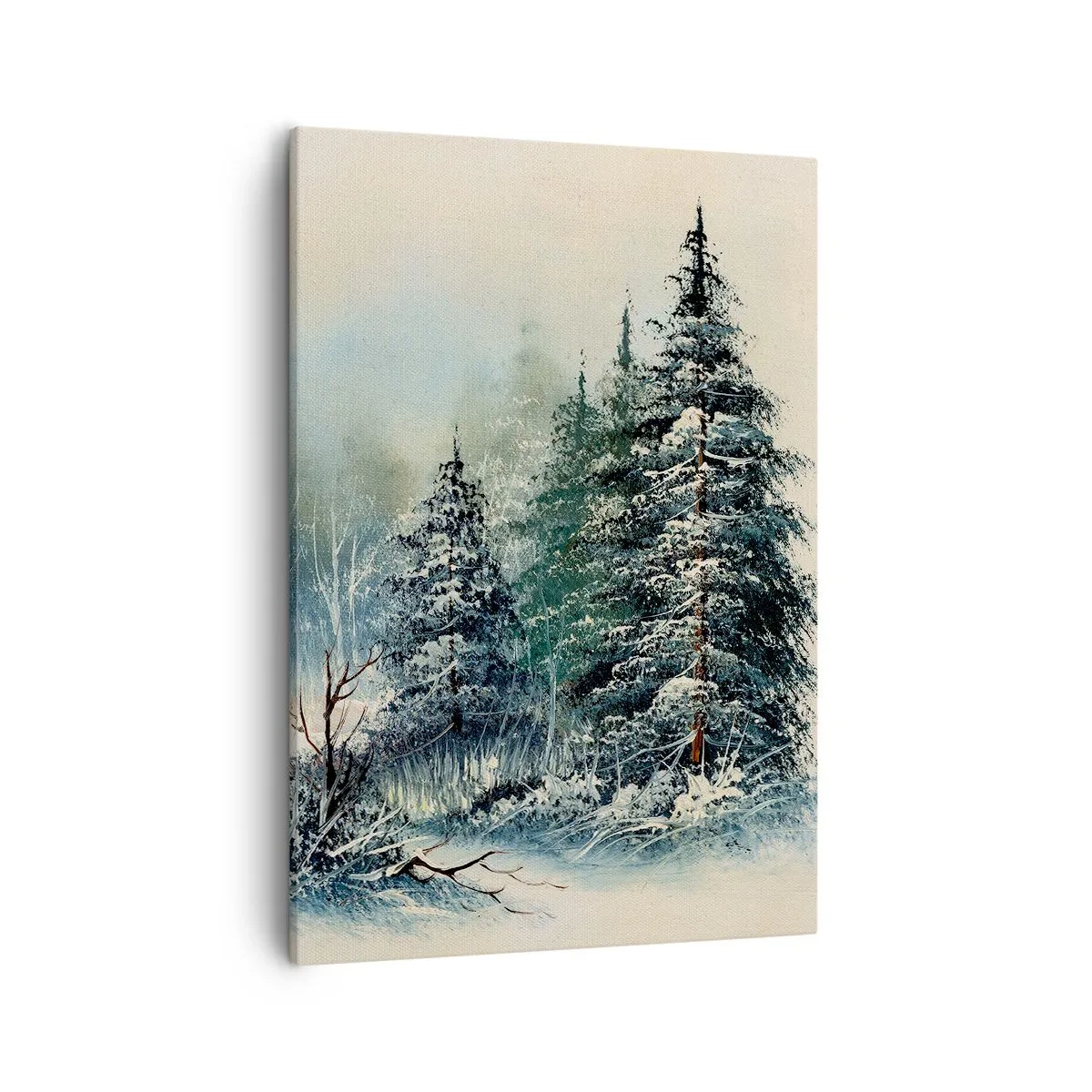 Lærredstryk - Billede på lærred - Klar til jul - 50x70 cm