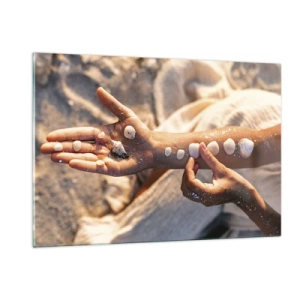 Billede på glas - Skønhed inden for rækkevidde - 120x80 cm