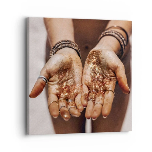 Lærredstryk - Billede på lærred - En gave til dig - 30x30 cm