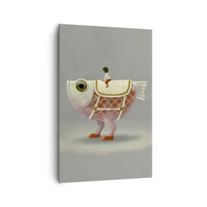 Lærredstryk - Billede på lærred - Rybonski rytter - 80x120 cm