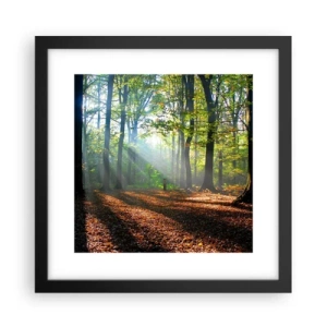 Plakat i sort ramme - Lys og skygger - 30x30 cm