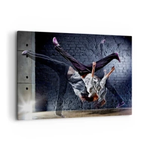 Lærredstryk - Billede på lærred - Gadestjerne - 120x80 cm