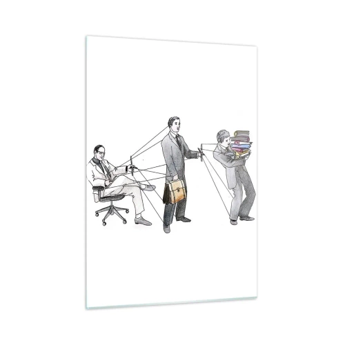 Billede på glas - Enhver har sin herre - 50x70 cm