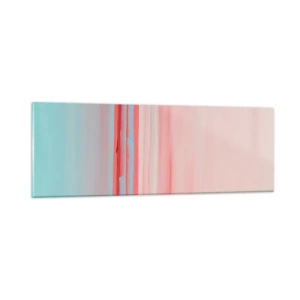 Billede på glas - Abstraktion ved daggry - 90x30 cm