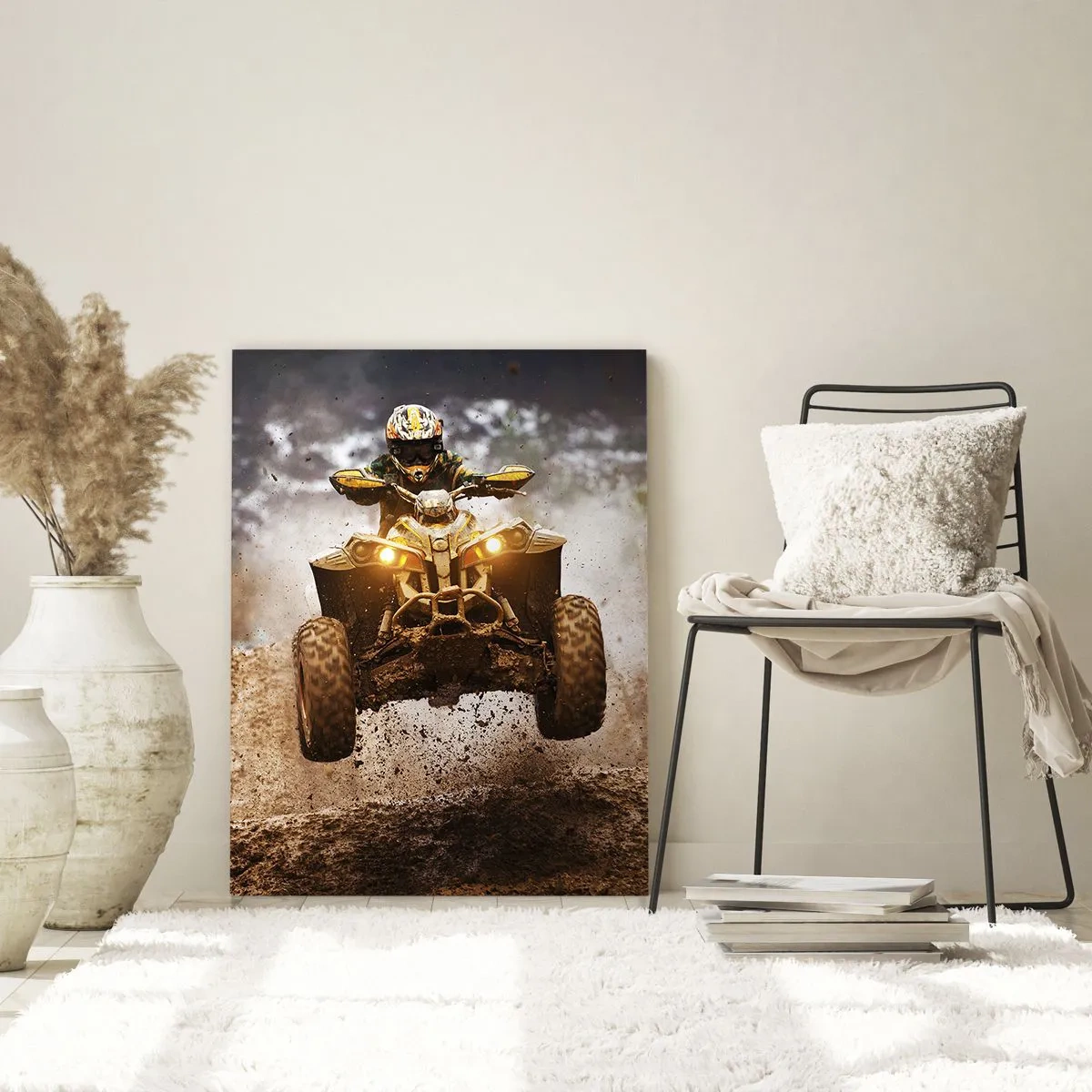 Billede på glas - No risk no fun - 50x70 cm