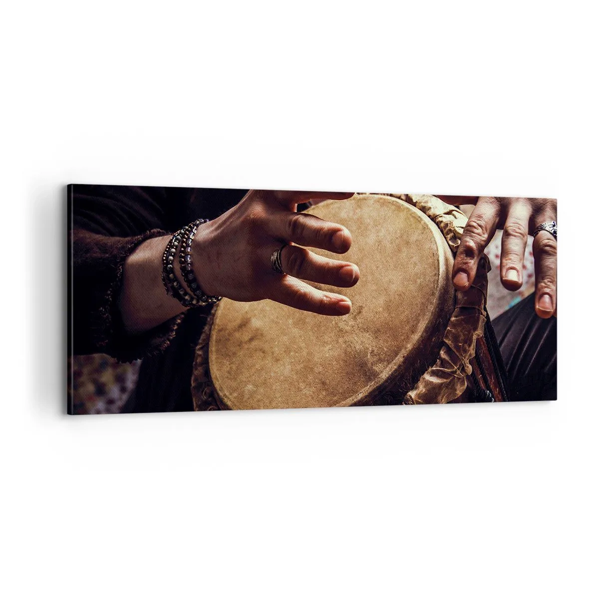 Lærredstryk - Billede på lærred - I hjertets rytme - 100x40 cm