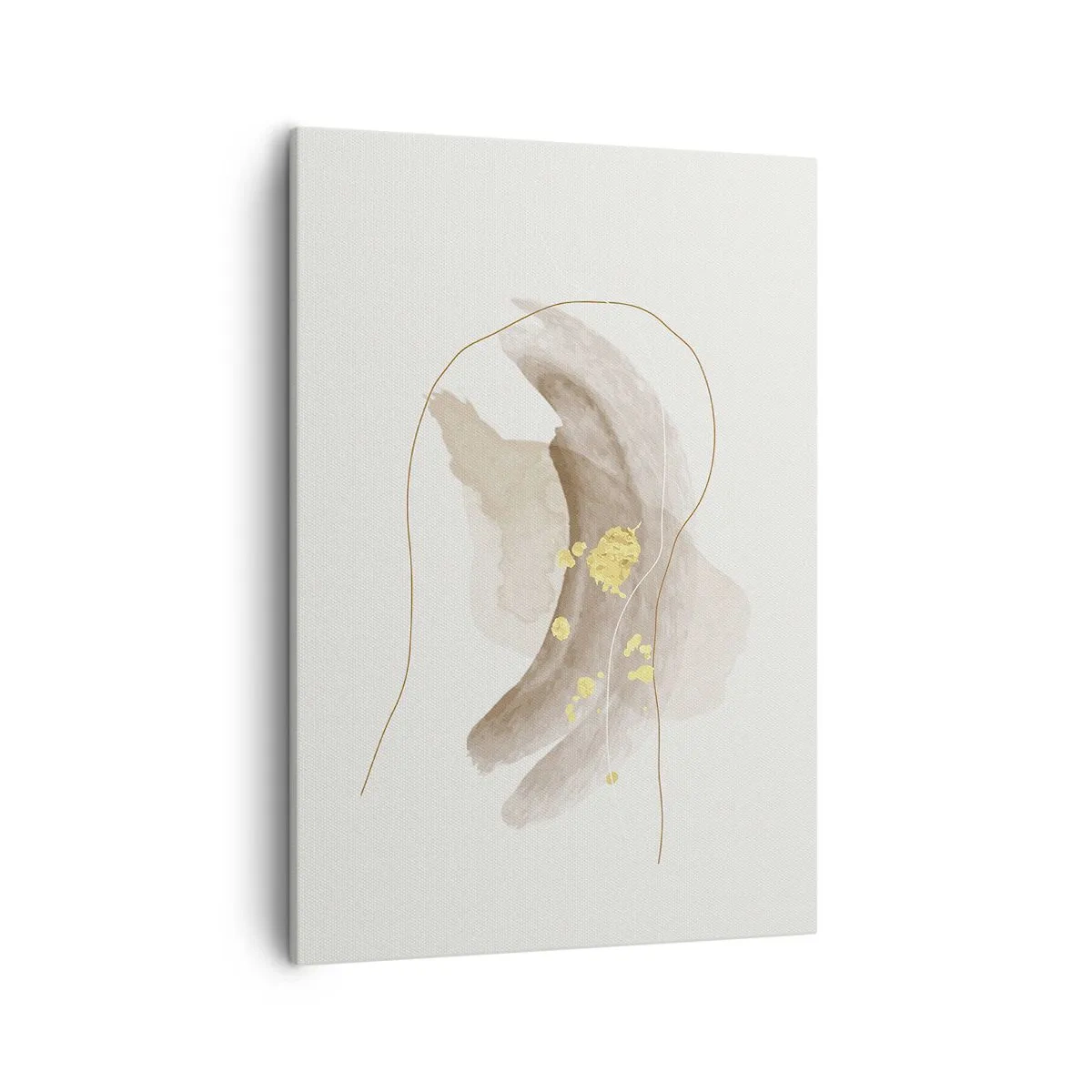 Lærredstryk - Billede på lærred - Mødt i rummet - 50x70 cm