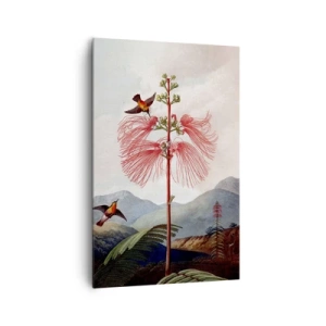 Lærredstryk - Billede på lærred - I et tropisk paradis - 80x120 cm