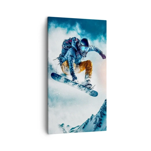 Lærredstryk - Billede på lærred - Ekstreme følelser - 45x80 cm