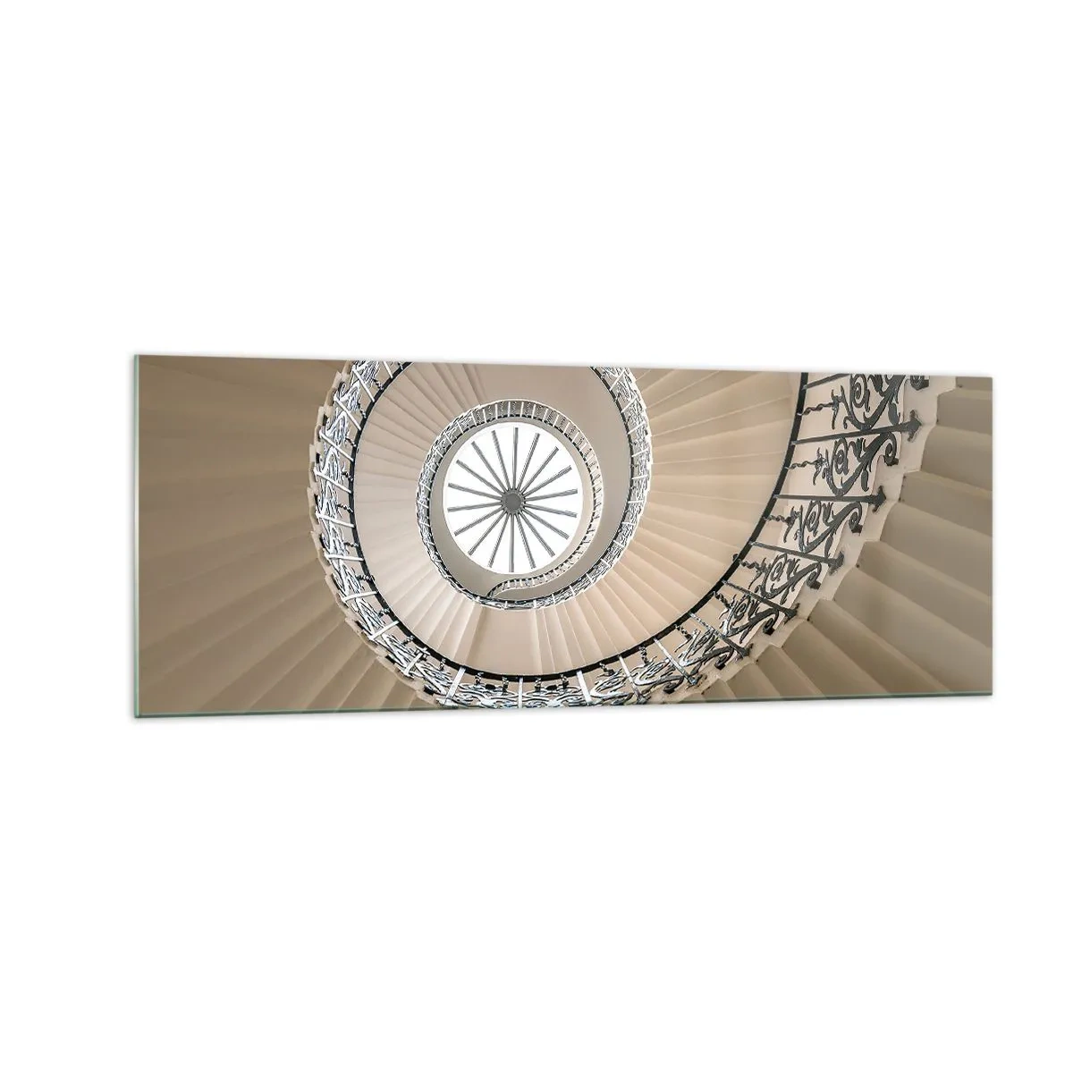 Billede på glas - I midten af en skal - 140x50 cm