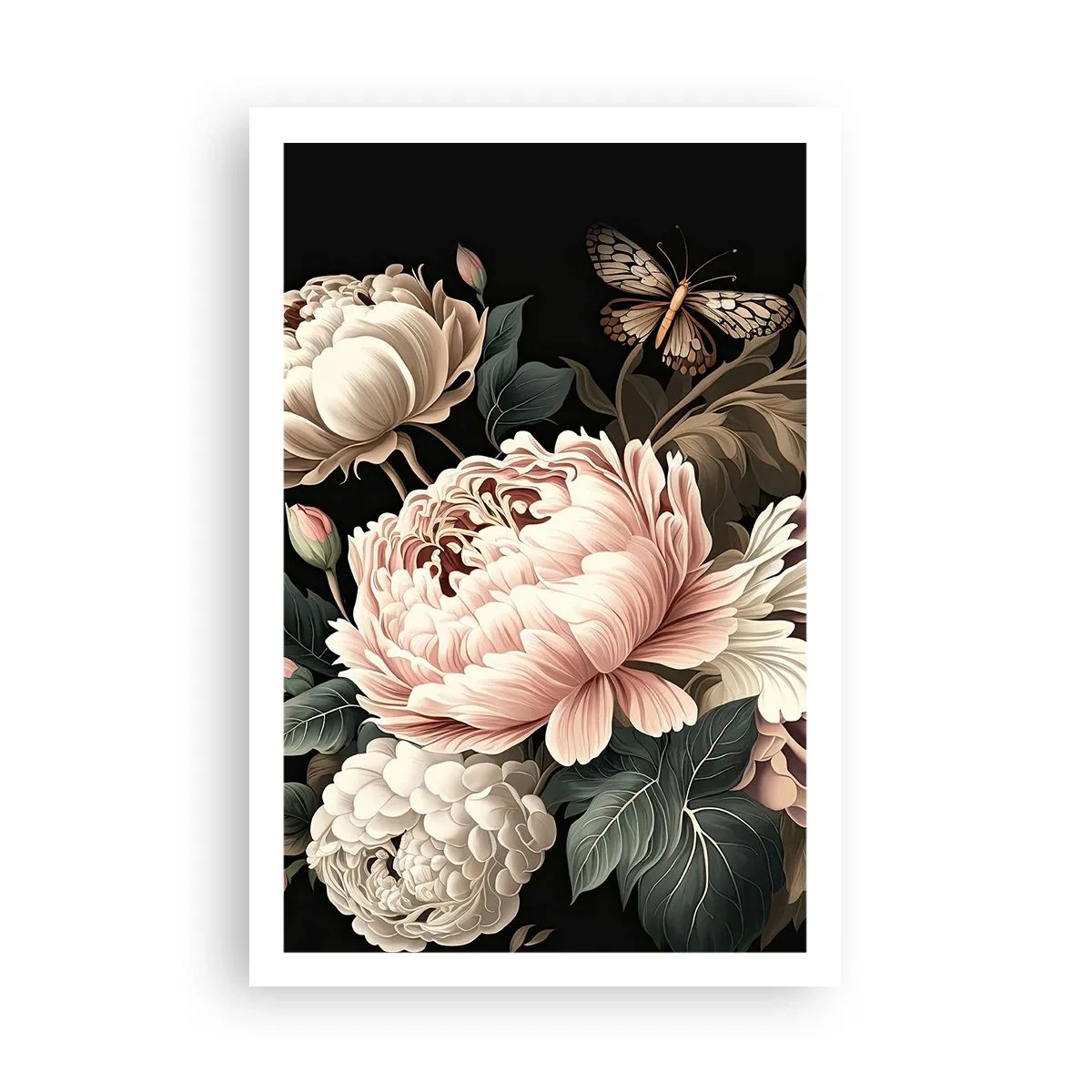 Plakat - I barok stil - 61x91 cm