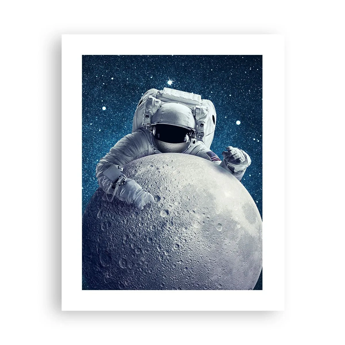 Plakat - Kosmisk spøgefugl - 40x50 cm