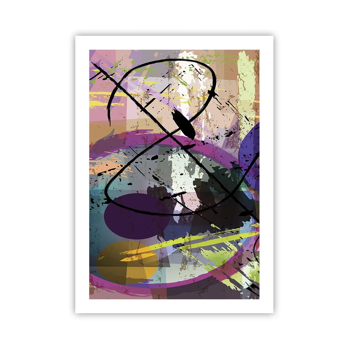 Plakat - Kan være lige eller rundt - 50x70 cm