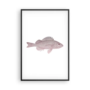 Plakat i sort ramme - Fisk med store øjne - 61x91 cm
